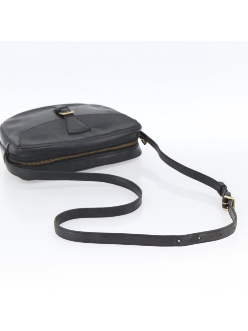 Authentic LOUIS VUITTON Epi Jeune Fille MM Shoulder Bag Black M52152 LV - Picture 14 of 16